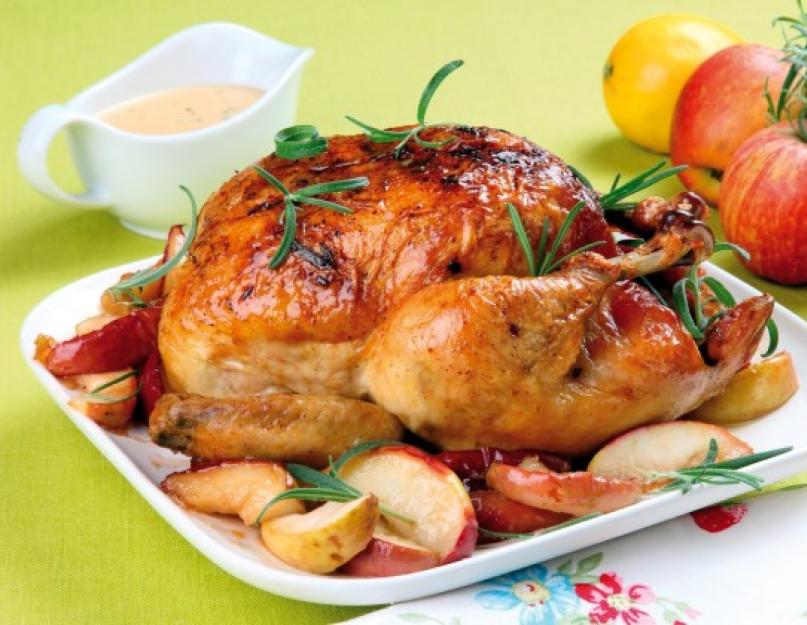 Что можно приготовить из курицы второе блюдо. Салат 