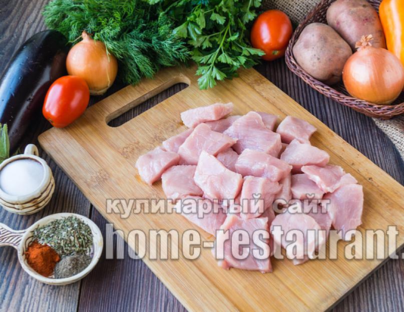 Рецепт рагу из овощей с мясом. Простые рецепты. Овощное рагу с мясом и картошкой