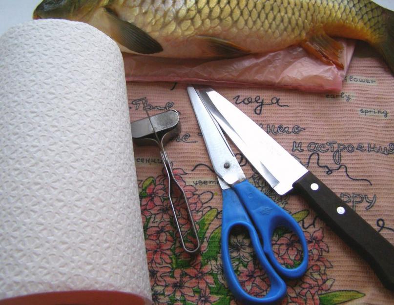 Как правильно чистить свежую рыбу. Как правильно почистить рыбу от чешуи. Как потрошить рыбу китайским способом