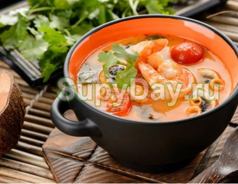 Традиционный тайский суп. Как приготовить суп том ям в домашних условиях