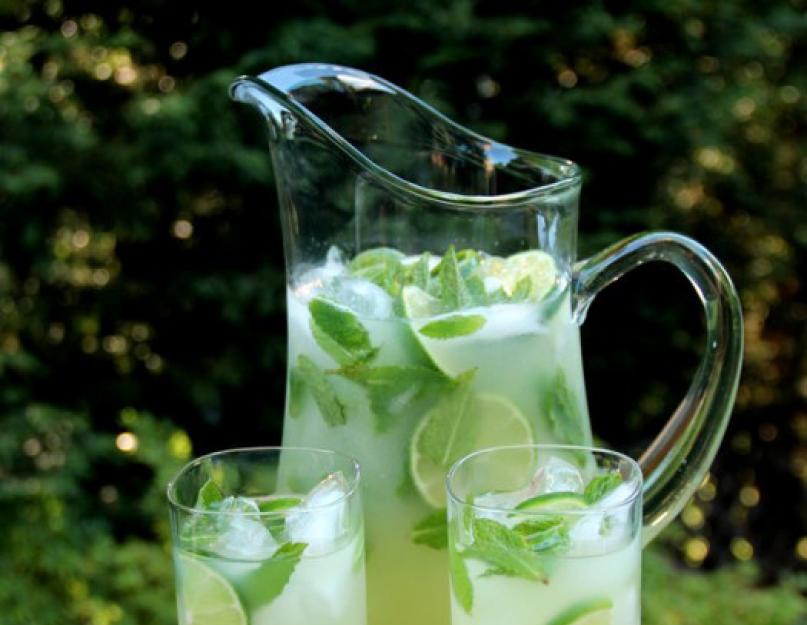 La recette de limonade la plus simple.  Limonade pour perdre du poids.  Limonade classique à la maison