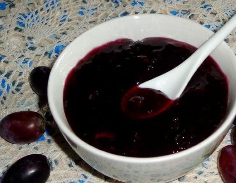Пошаговый рецепт приготовления джема из винограда на зиму. Джем из винограда