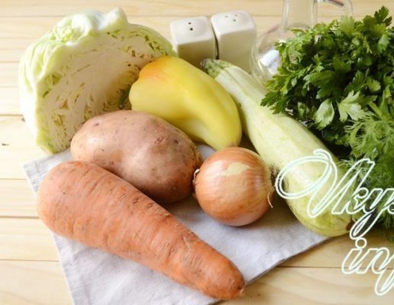 Овощное рагу с картофелем. Кулинарные рецепты и фоторецепты
