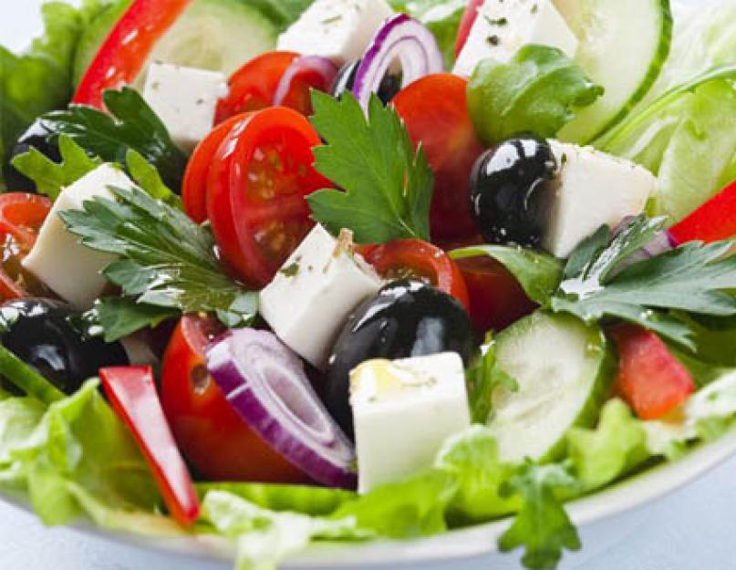 Греческий салат в домашних условиях. Советы как правильно готовить греческий салат