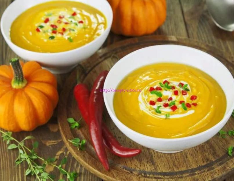 Soupes de purées de légumes : recettes diététiques à la crème, pour enfants et adultes.  La soupe à la purée de légumes est une entrée tendre.  Nous préparons de délicieuses soupes de purées de légumes : à partir de tomates, courgettes, potiron, brocoli, épinards, poivre