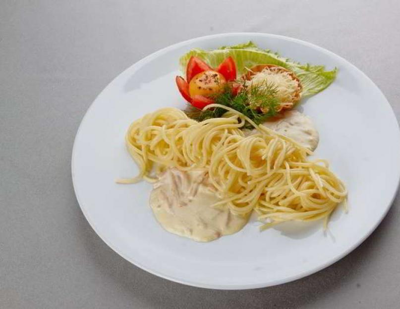 Карбонара со сливками и куриным филе. Паста карбонара – оригинальные рецепты вкусного итальянского блюда