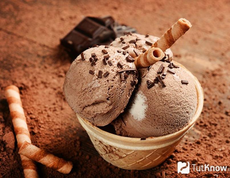 Как сделать домашнее шоколадное мороженое какао. Мороженое «Заварное» шоколадное. Специфика приготовления заварного мороженого с какао и шоколадом