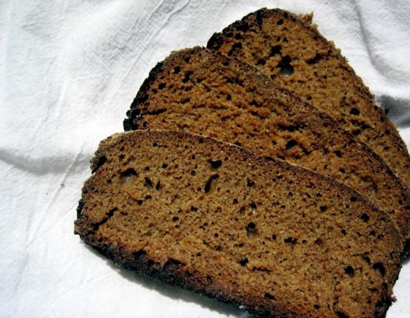 Ржаной хлеб в хлебопечке. 