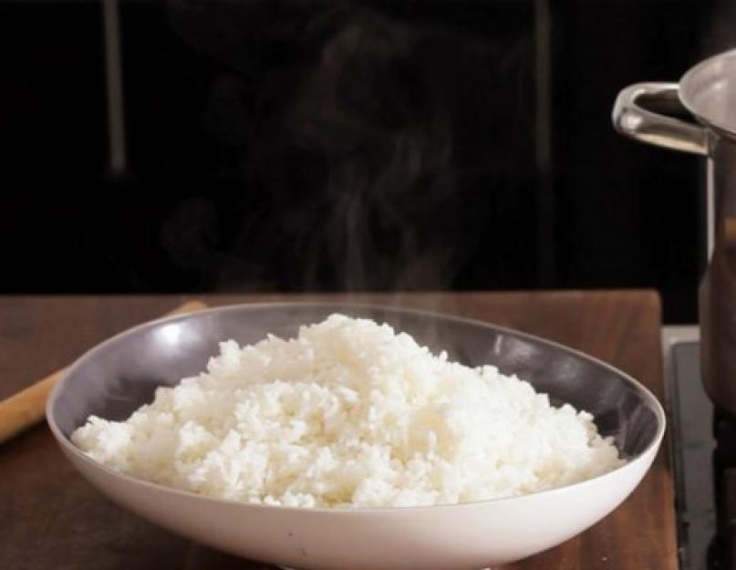 Как приготовить рис пропорции. Как варить рис: готовим рассыпчатый вкусный гарнир