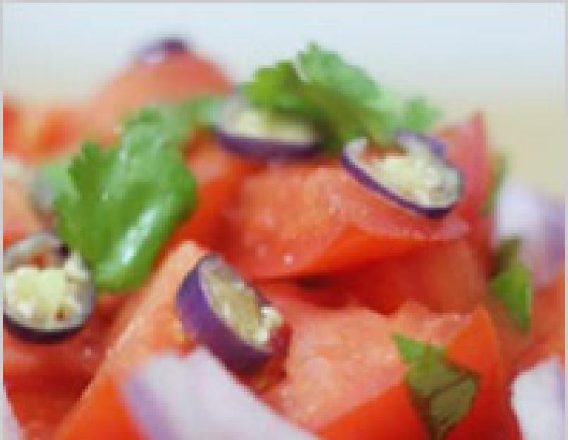 Салат из свежих овощей: рецепт с фото. Салаты свежие