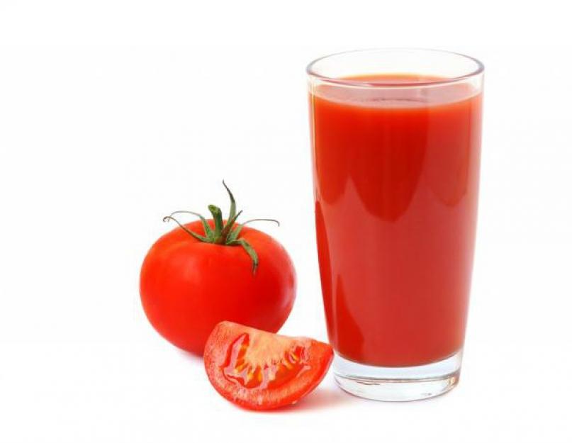 Как сделать томатный сок из соуса. Чем полезен сок из томатов? Польза для похудения