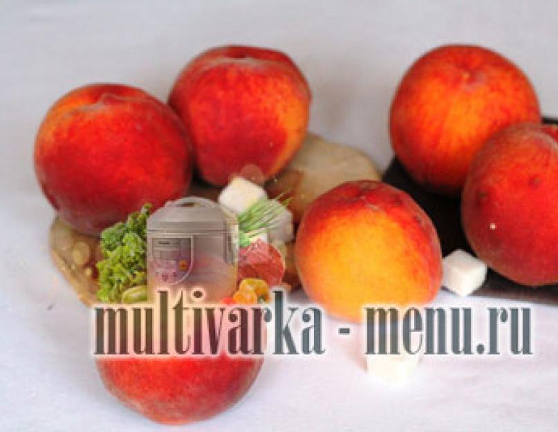 Как варить джем из персиков на зиму – фото рецепт для мультиварки. Джем из персиков в мультиварке