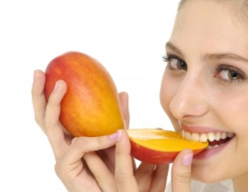 Как есть манго - с кожурой или без? Как правильно едят манго? Манго: польза и вред для организма человека