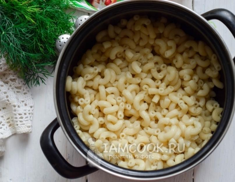 Спагетти с тушенкой рецепт на сковороде. Макароны по-флотски с тушёнкой – экономичный вариант классического рецепта