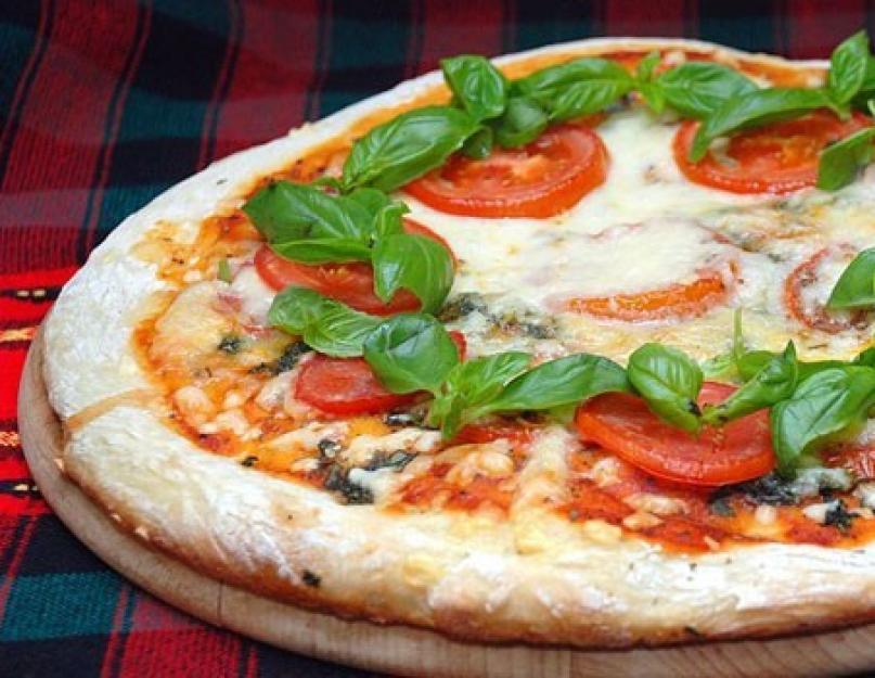 Настоящая пицца маргарита. Итальянская пицца Маргарита — пошаговый рецепт с фото. Как сделать пиццу Маргариту - секреты приготовления