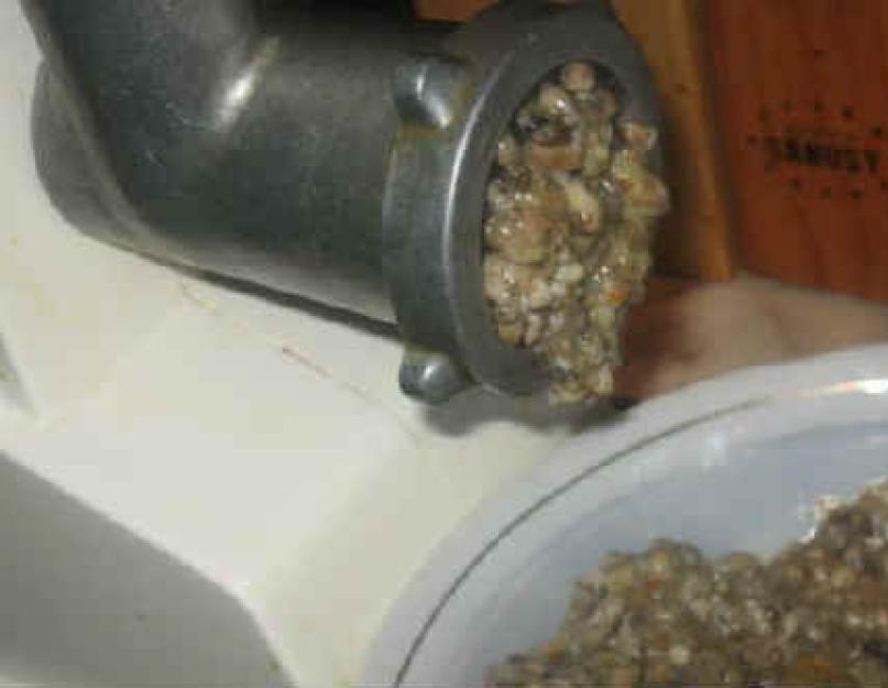Самый простой способ приготовления грибной икры. Грибная икра из вареных грибов на зиму. Грибная икра из подтопольников