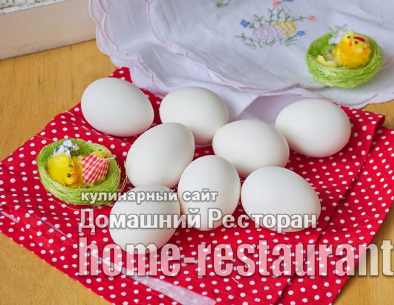 Пасхальные яйца. История. Как правильно варить и красить яйца. Традиция окрашивания пасхальных яиц: когда начинать