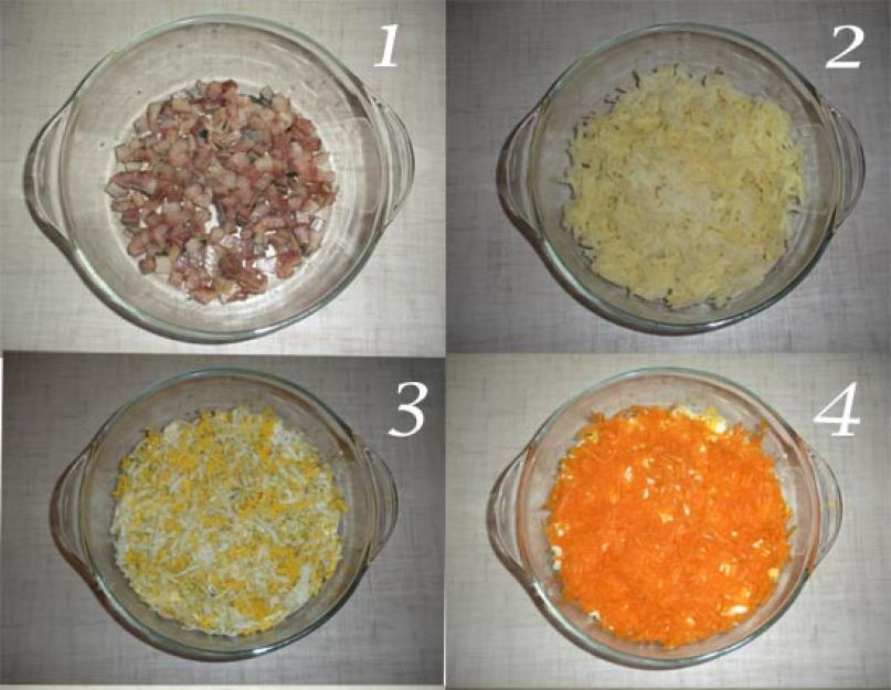 Селедка под шубой рецепт классический пошаговый рецепт с фото пошагово с яйцом слоями простой
