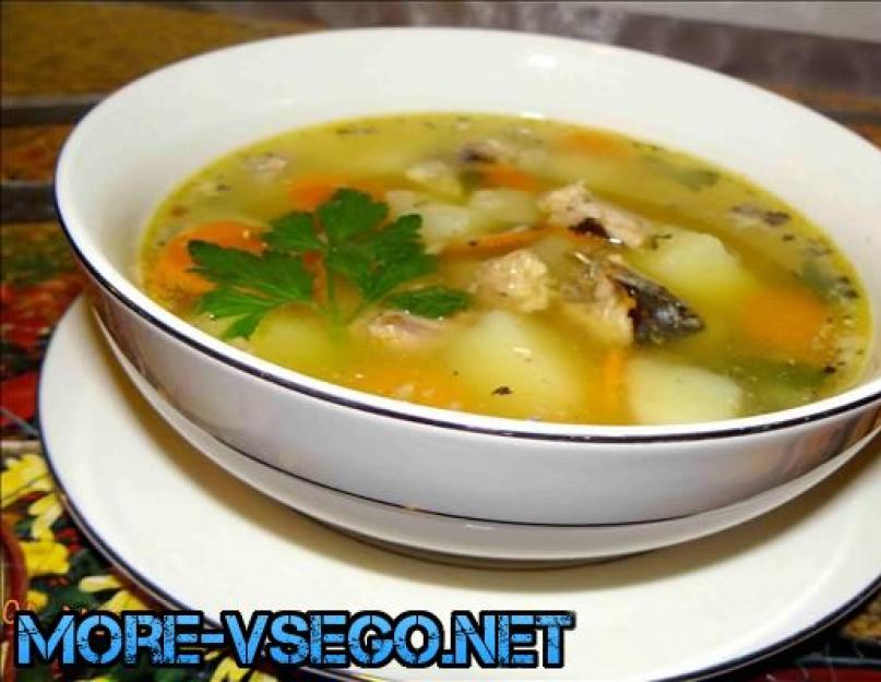  Суп из сайры с рисом - ингредиенты обычные, блюдо отличное