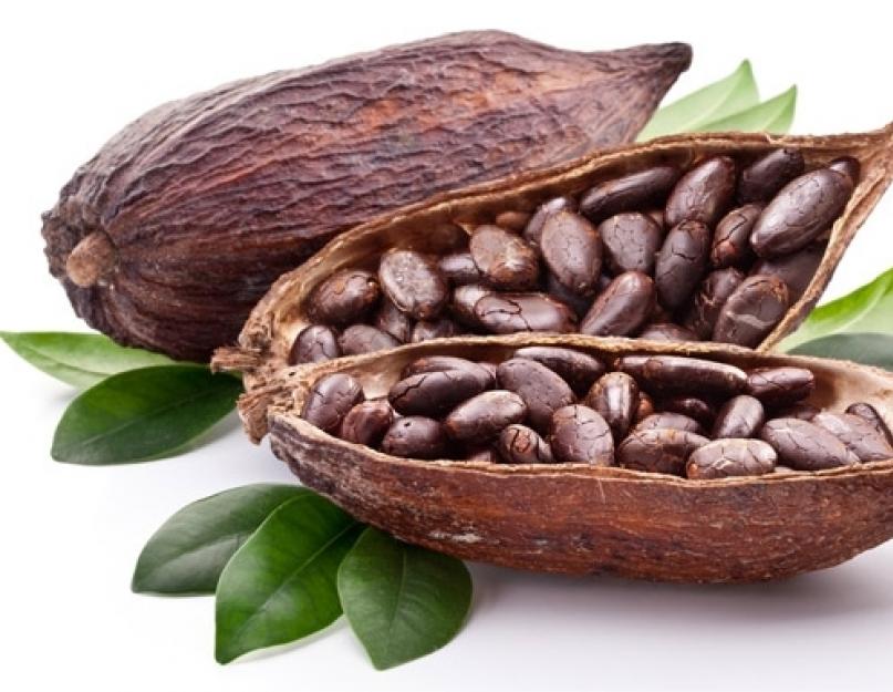 Какао бобы для похудения. Какао бобы — польза, вред и противопоказания. Применение какао в медицине