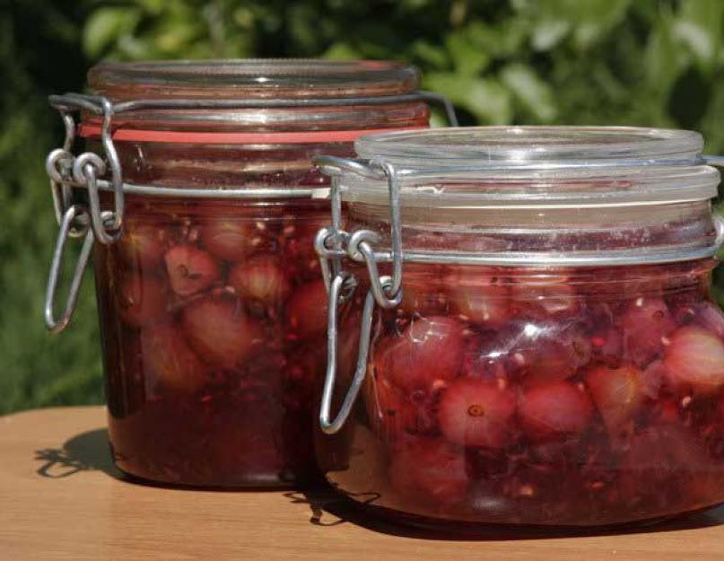 La confiture de groseille est une recette simple.  Confiture de groseille - recettes d'un cahier