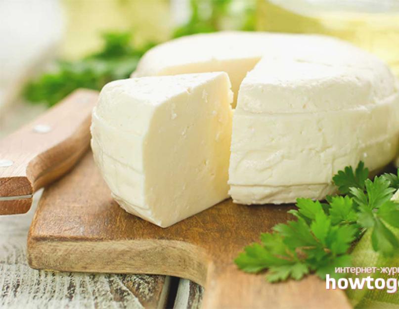 Домашний адыгейский сыр из молока и кефира. Как приготовить домашний адыгейский сыр