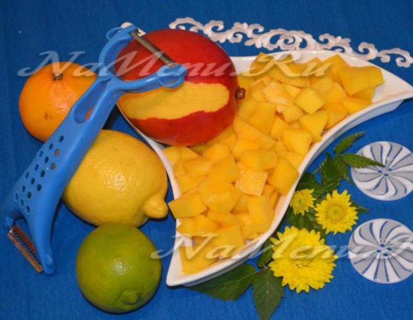 Confiture de mangue et d'orange.  Confiture de mangue : recettes et photos
