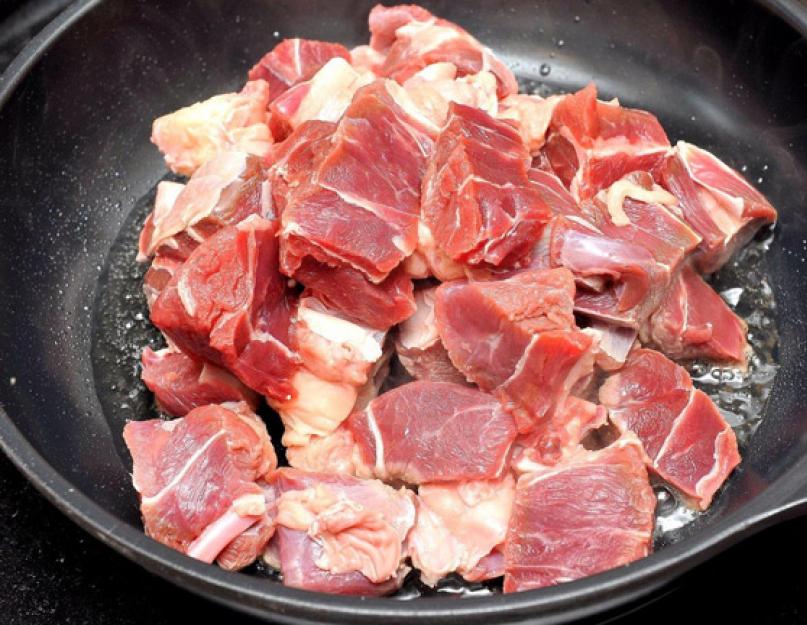 Рецепты дикого мяса. Кабанье мясо приготовленное.