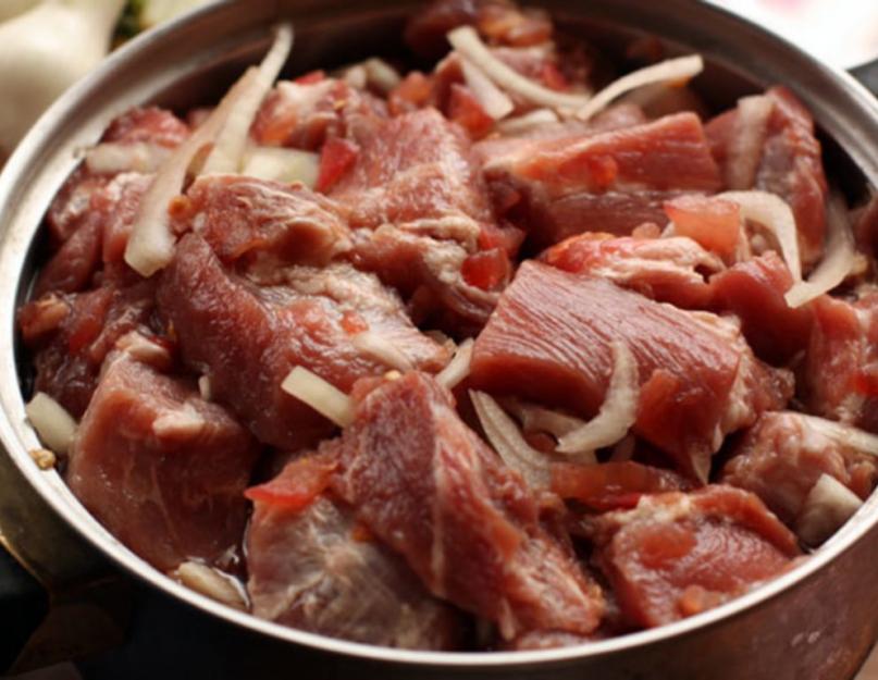 Что делает шашлык мягким и сочным. Самые вкусные рецепты маринадов для шашлыка из свинины — мягкое и сочное мясо. Шашлык в духовке на шпажках или противне