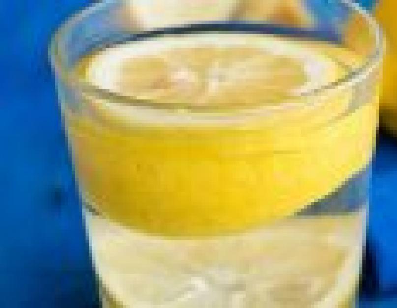 Лимонная вода утром натощак. Вода с лимоном: польза и вред. Как правильно ее принимать в лечебных целях? Напиток для похудения с имбирем и лимоном