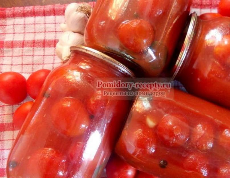 Помидоры дольками в томатной пасте на зиму. Пошаговые рецепты приготовления помидоров в томатном соусе на зиму. Срок хранения помидоров в томатном соусе