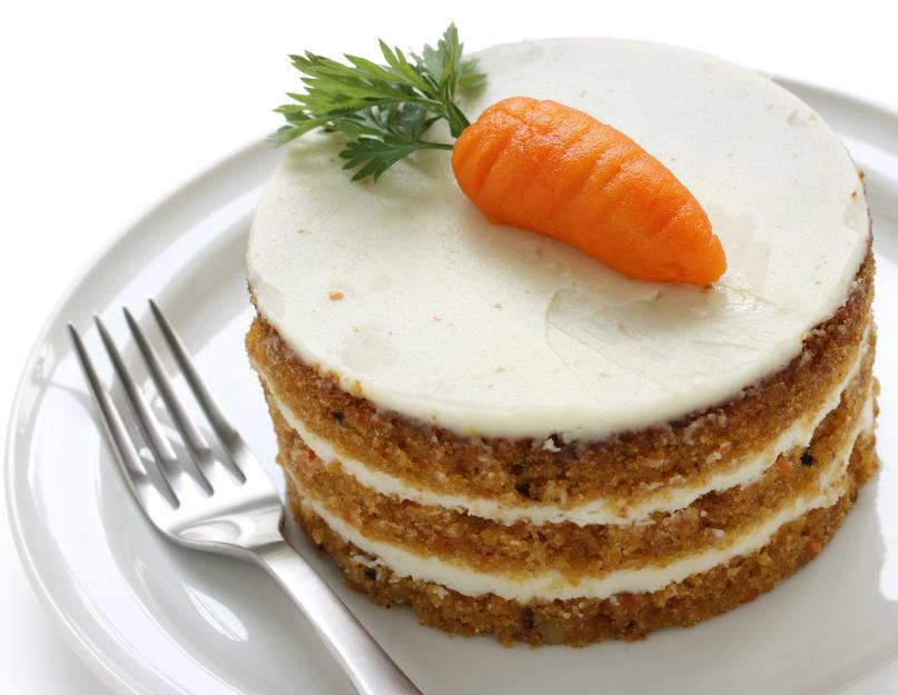 Морковный торт с маскарпоне от юлии высоцкой. Приготовление морковного и имбирем. Быстрый десерт из моркови и сметанного крема
