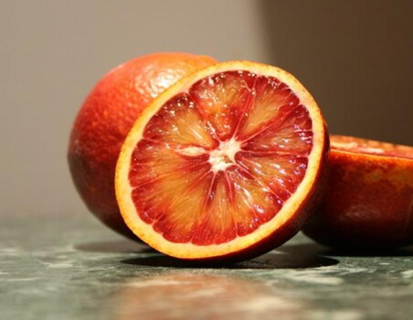 Красный апельсин в разрезе. Виды цитрусовых о которых Вы не знали (13 фото)