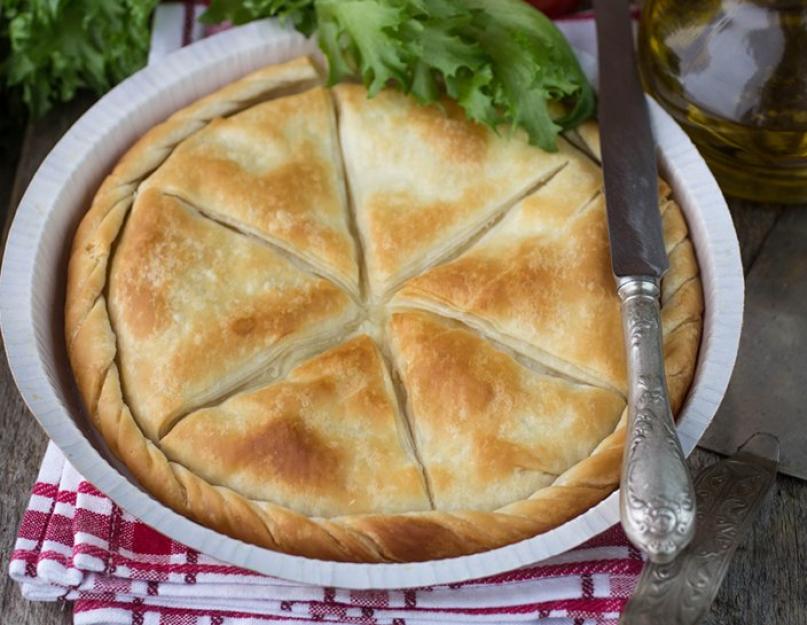 Τυρόπιτα στιγμής.  Καταπληκτική τυρόπιτα.  Μαγειρεύοντας μια γρήγορη τυρόπιτα βήμα προς βήμα