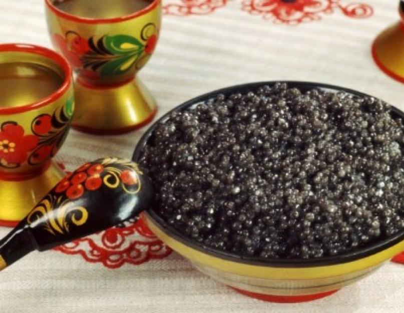 Avantages du caviar de poisson.  Caviar rouge : propriétés bienfaisantes.  Particulièrement apprécié pour sa riche composition en nutriments