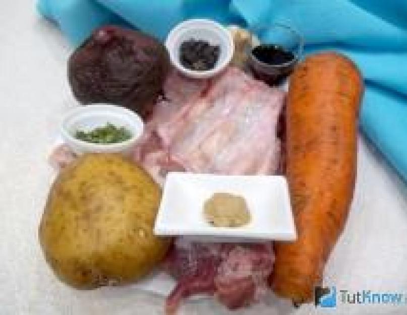 Говяжьи ребрышки запеченные с баклажанами и чесноком. Свиные ребрышки с овощами в духовке: пошаговые рецепты Свиные ребра с баклажанами в казане