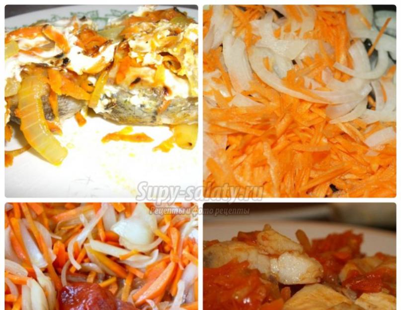 Тушеная рыба с морковью и луком на. Как потушить красную рыбу: четыре рецепта с овощами от Августы и один от шеф-повара. Тушеный хек. Пошаговый рецепт