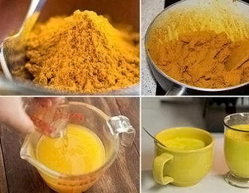 Curcuma au lait : propriétés bénéfiques et contre-indications.  Lait doré - les avantages d'un produit à base de curcuma inhabituel et ses inconvénients possibles.  Pour peau sèche