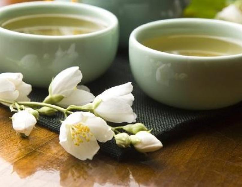 Черный чай c жасмином польза и вред. Зелёный чай с жасмином:польза и вред. Белый чай с жасмином: вред при употреблении