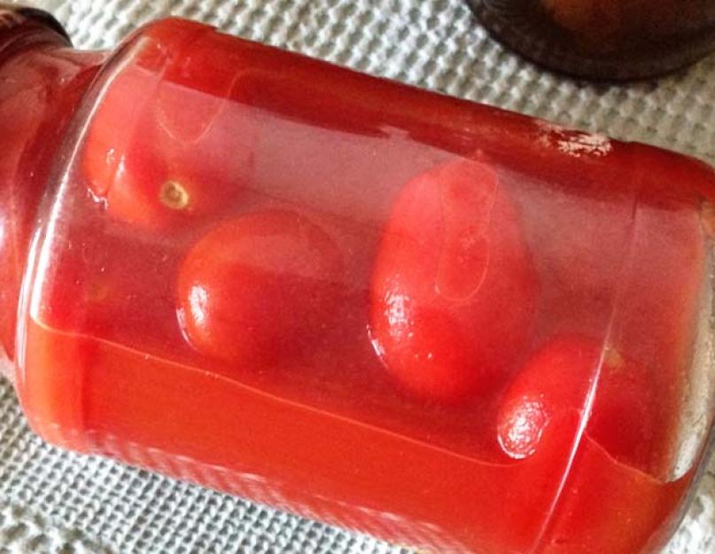 Засолка помидоров в собственном соку без стерилизации. Помидоры в собственном соку со стерилизацией