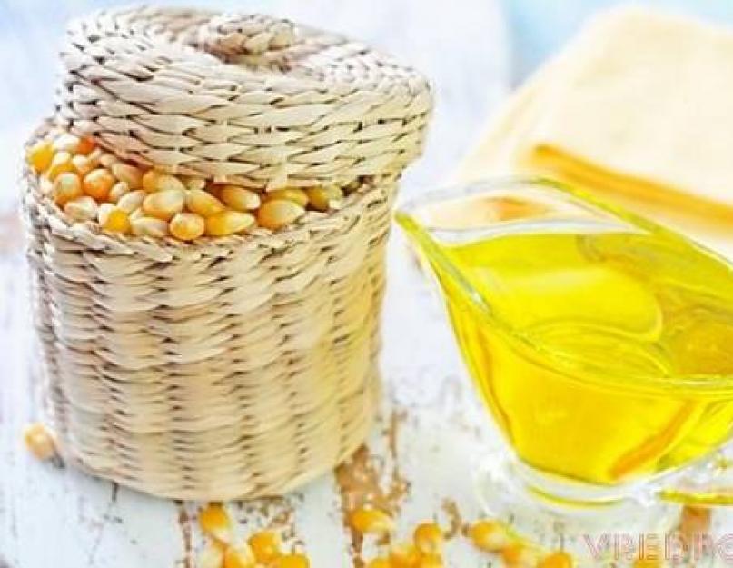 Кукурузное масло: применение для красоты и здоровья. Польза и возможный вред кукурузного масла