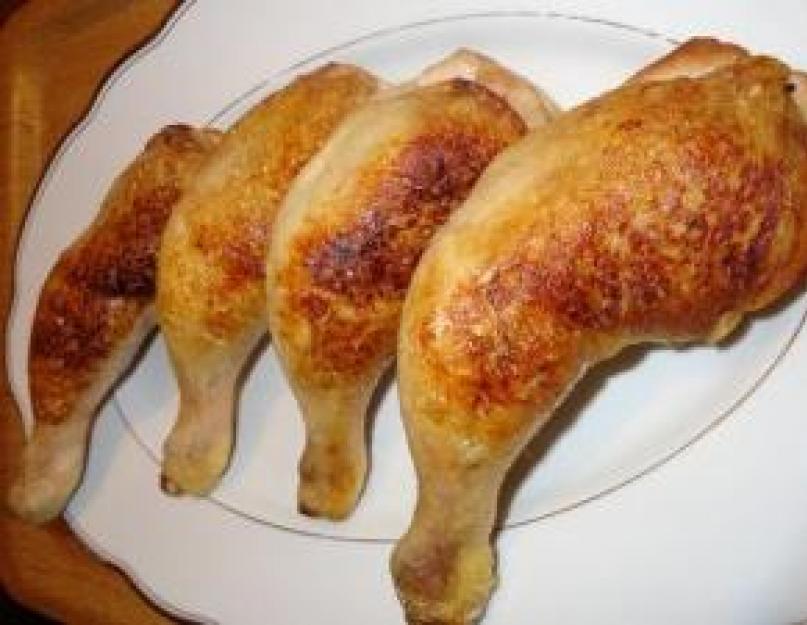 Окорочка в духовке рецепт. Куриные окорочка в духовке с корочкой: рецепты запекания птицы с хрустящей корочкой