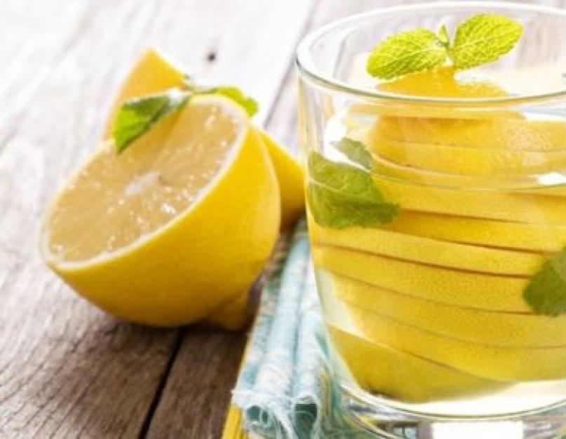 Напиток из лимона для похудения рецепт. Вода с лимоном для похудения - полезные рецепты. Приготовление воды с лимоном и отзывы похудевших. В чем заключается польза лимонной воды