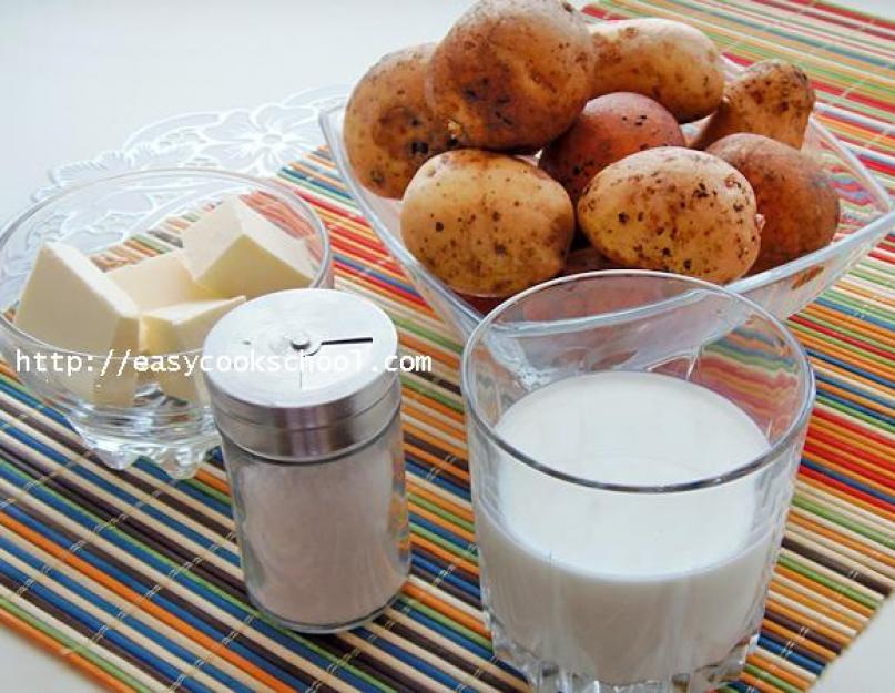 Вареная картошка пюре. Как приготовить пюре: рецепты. Технология приготовления картофельного пюре
