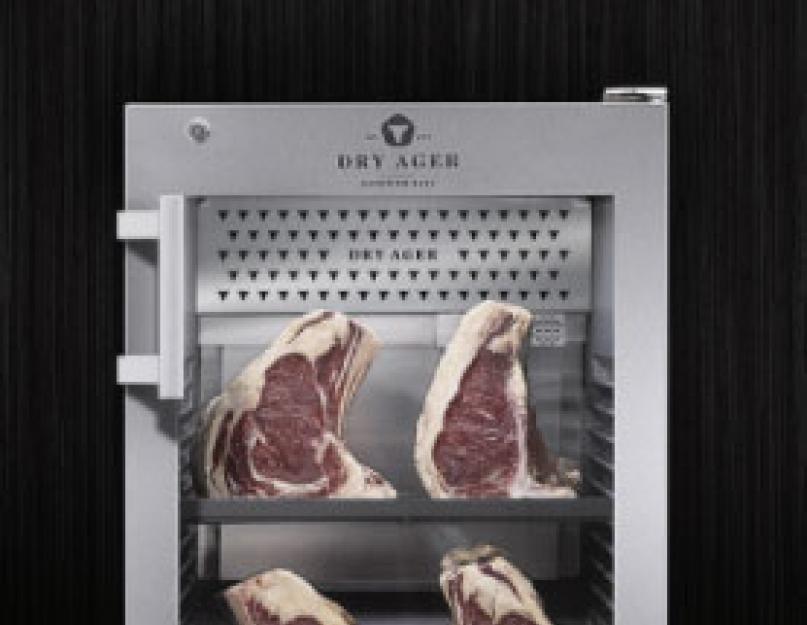 Technologie de maturation de la viande.  Comment faire vieillir les steaks de bœuf à la maison.  Vieillissement humide et sec.  Conseils de boucher