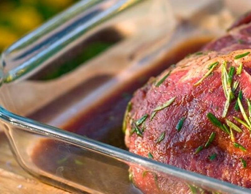 Marinade pour steak grillé.  Comment cuisiner et mariner un steak de porc