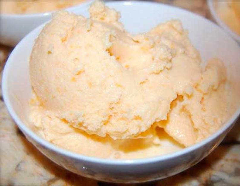 Рецепт мороженого из сливок и сгущенного молока. Мороженое из сгущеного молока