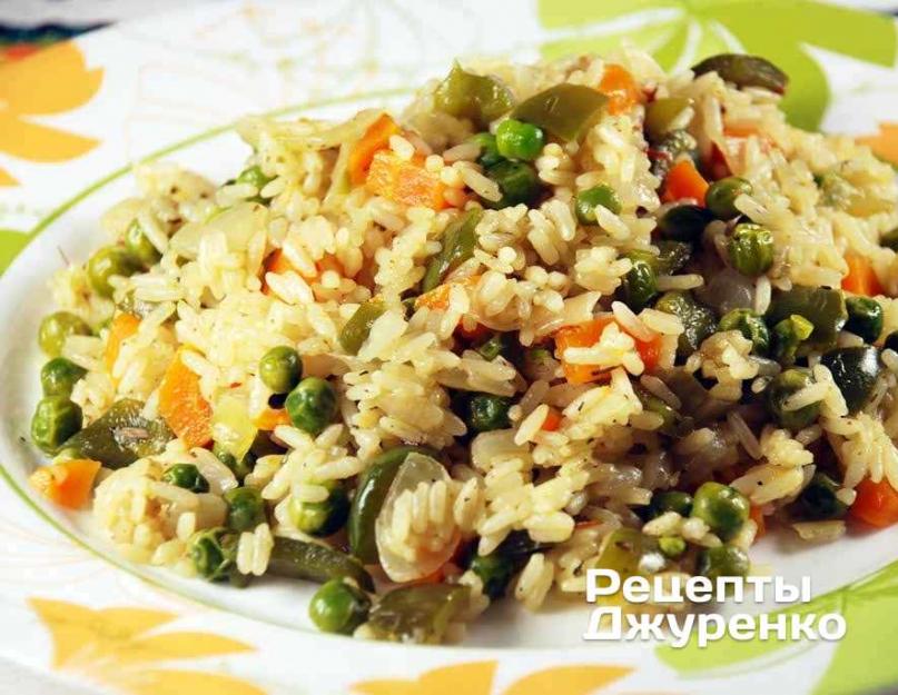 Разнообразные рецепты риса с овощами на сковороде. Самый вкусный рис с овощами