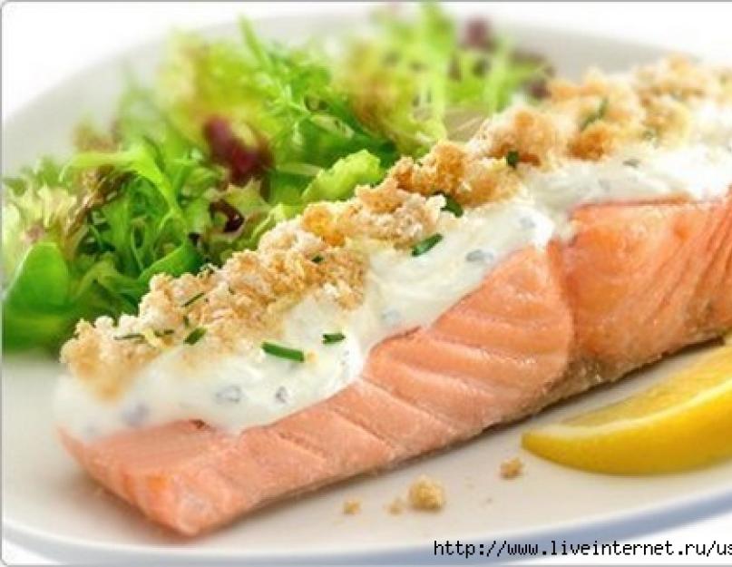 Блюда из соленой красной рыбы: распространенные рецепты. Красная рыба в духовке запеченная