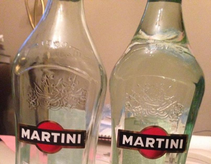 Comment distinguer un vrai martini d'un faux.  Vermouth Martini - comment identifier le vrai.  Goût, couleur, consistance